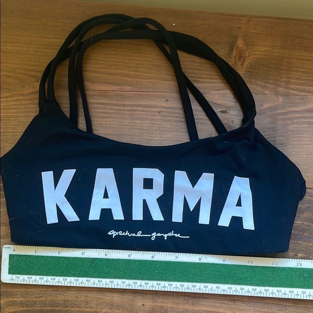 Spiritual Gangster Black Karma Sports Bra